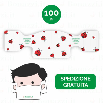 Mascherine in carta coccinelle 1 | Stampa in Italia